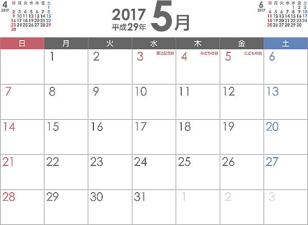 近況あれこれ – 2017/5/7